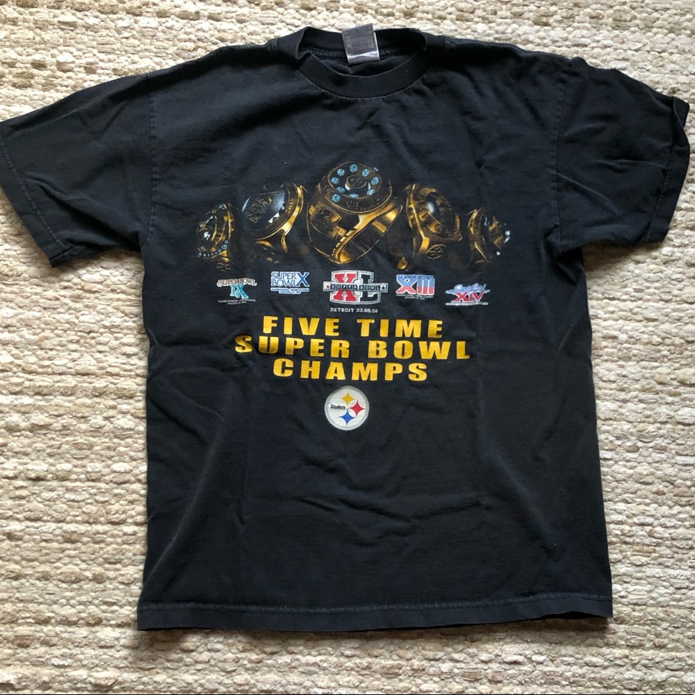 Vintage Pittsburgh Steelers superbowl t shirt